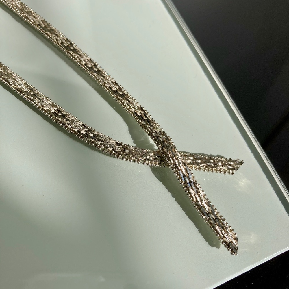 🎁 🎁 Stunning Sterling Silver earring/necklace set (stamped) - Picture 3 of 8